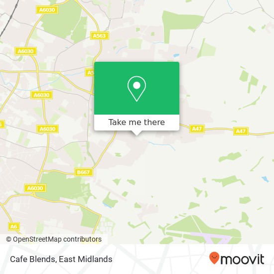 Cafe Blends, 43 Downing Drive Leicester Leicester LE5 6LL map