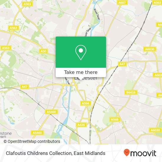 Clafoutis Childrens Collection, 25 Loseby Lane Leicester Leicester LE1 5 map