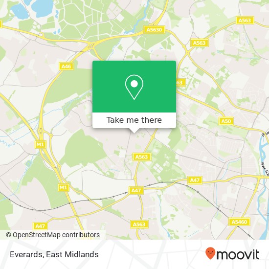 Everards map