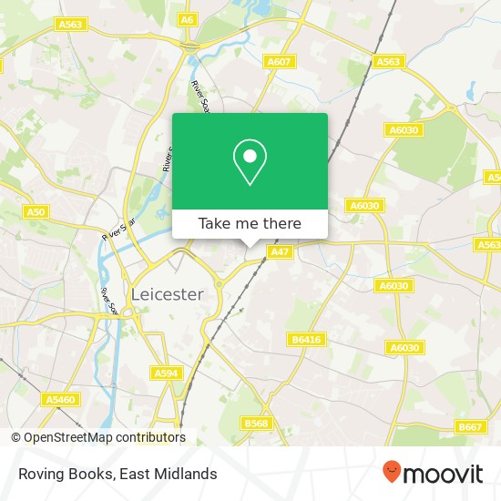Roving Books map