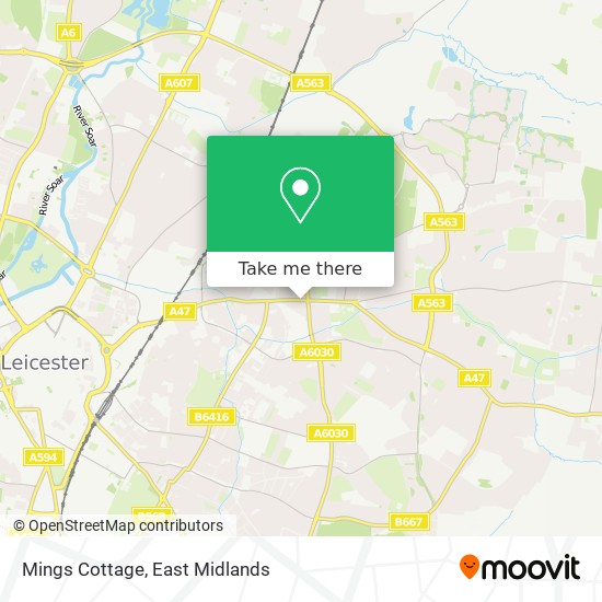 Mings Cottage map