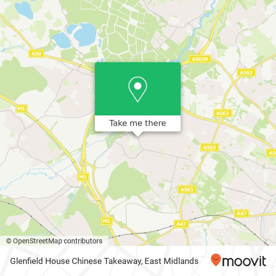 Glenfield House Chinese Takeaway, 21 Stamford Street Glenfield Leicester LE3 8 map