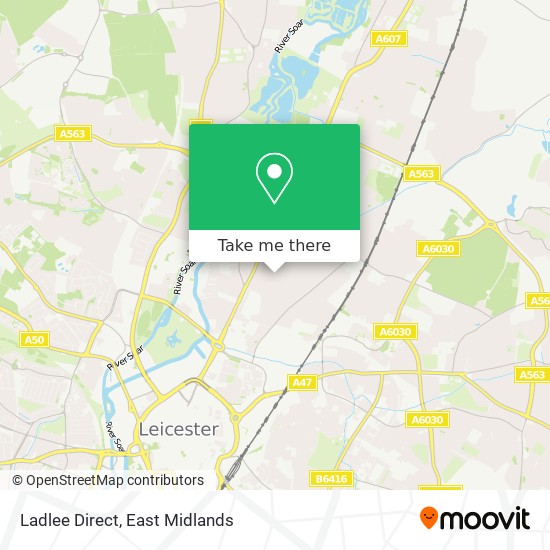 Ladlee Direct map