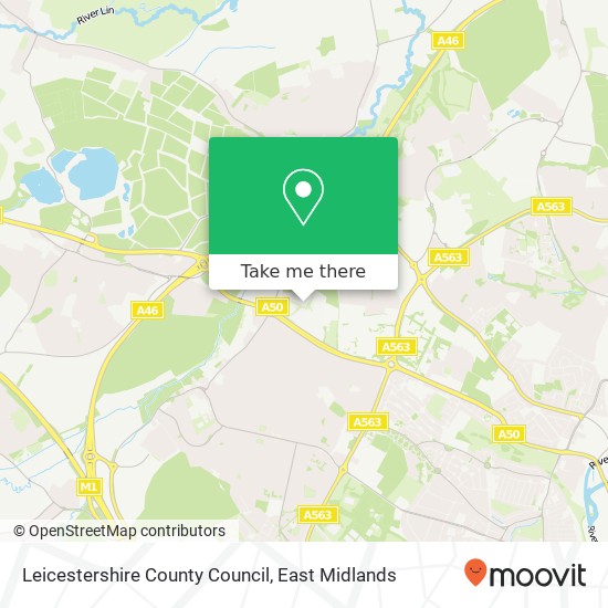 Leicestershire County Council, Stelle Way Leicester Leicester LE3 8 map