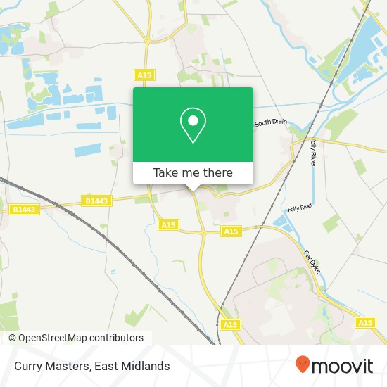 Curry Masters, 24 Lincoln Road Glinton Peterborough PE6 7 map