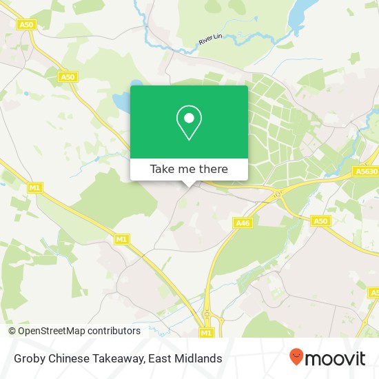 Groby Chinese Takeaway, 18 Ratby Road Groby Leicester LE6 0 map