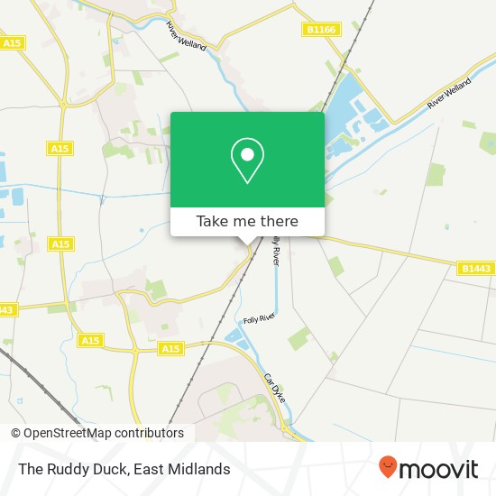 The Ruddy Duck, 12 St Pega's Road Peakirk Peterborough PE6 7NF map