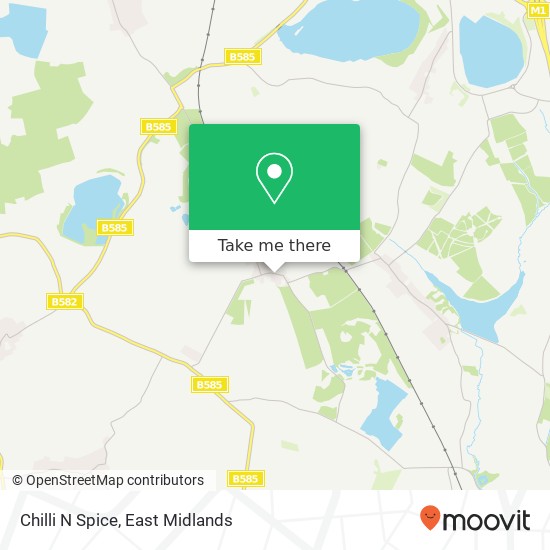 Chilli N Spice, Main Street Bagworth Coalville LE67 1DN map