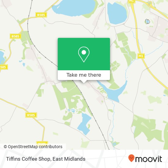 Tiffins Coffee Shop, Mill Lane Thornton Coalville LE67 1 map