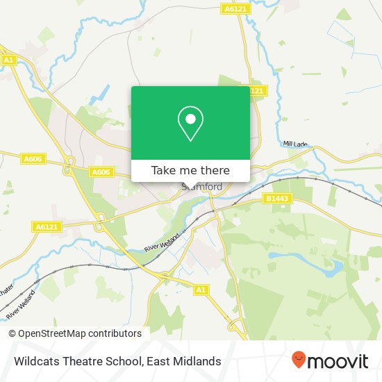 Wildcats Theatre School map