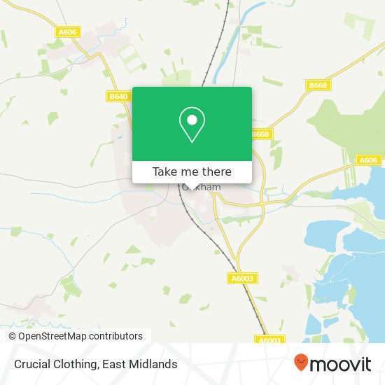 Crucial Clothing, Gaol Street Oakham Oakham LE15 6BG map