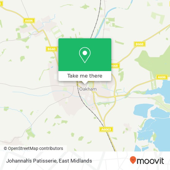 Johannah's Patisserie, Barlow Road Oakham Oakham LE15 6 map