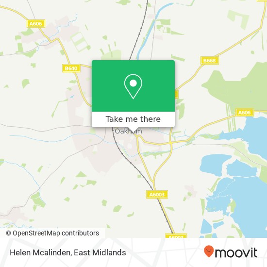Helen Mcalinden, Mill Street Oakham Oakham LE15 6 map