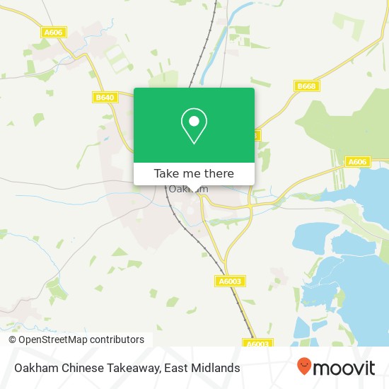 Oakham Chinese Takeaway, 9 Mill Street Oakham Oakham LE15 6 map