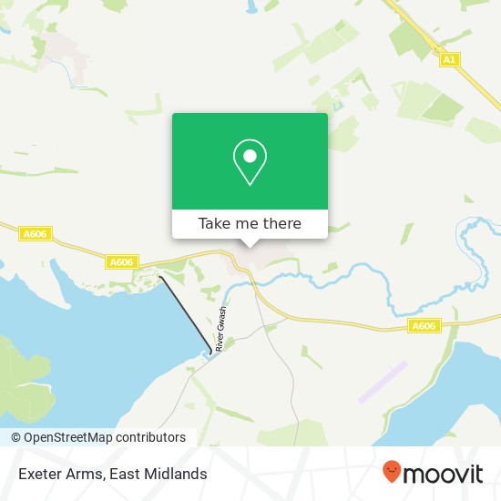 Exeter Arms map