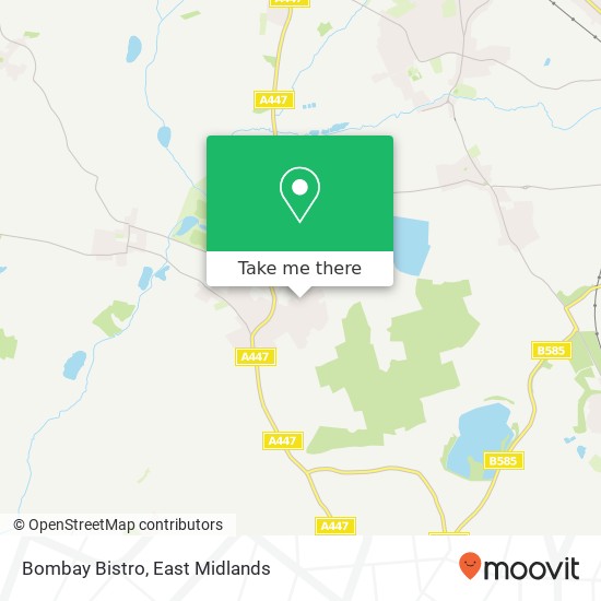 Bombay Bistro, High Street Ibstock Ibstock LE67 6 map