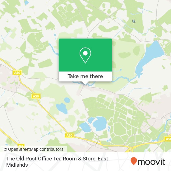 The Old Post Office Tea Room & Store, 550 Bradgate Road Newtown Linford Leicester LE6 0HB map