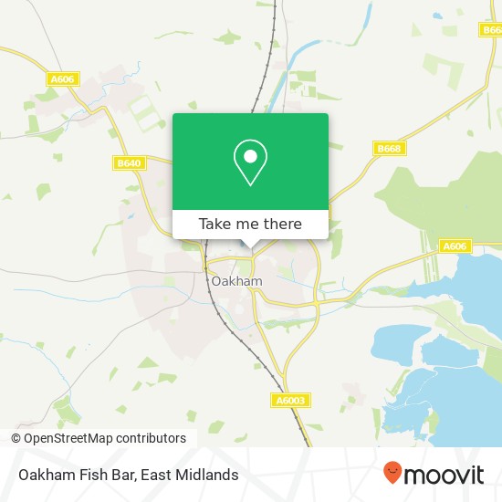 Oakham Fish Bar, 20 Ashwell Road Oakham Oakham LE15 6 map