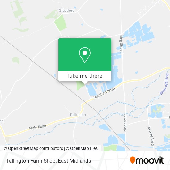 Tallington Farm Shop map