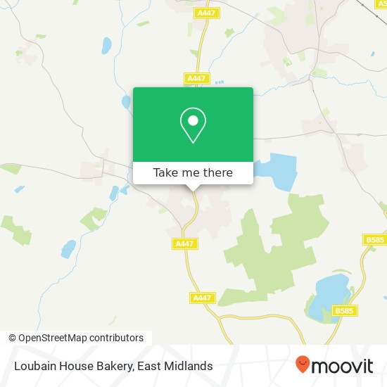 Loubain House Bakery, Melbourne Road Ibstock Ibstock LE67 6 map