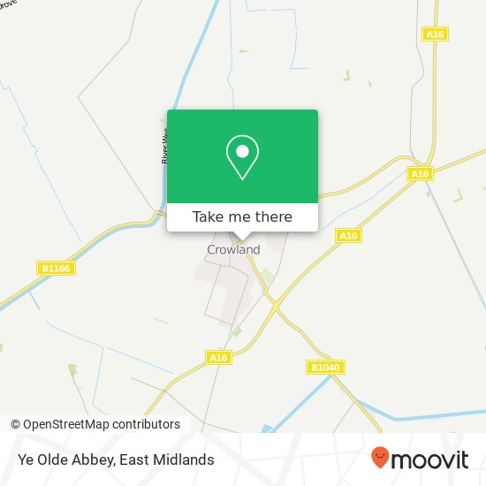 Ye Olde Abbey, 21 East Street Crowland Peterborough PE6 0EN map