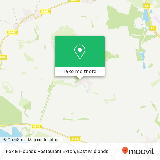 Fox & Hounds Restaurant Exton, Exton Oakham LE15 8 map