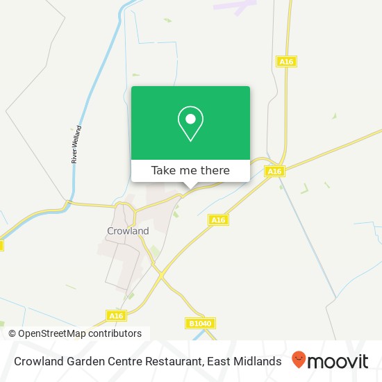 Crowland Garden Centre Restaurant, James Road Crowland Peterborough PE6 0 map