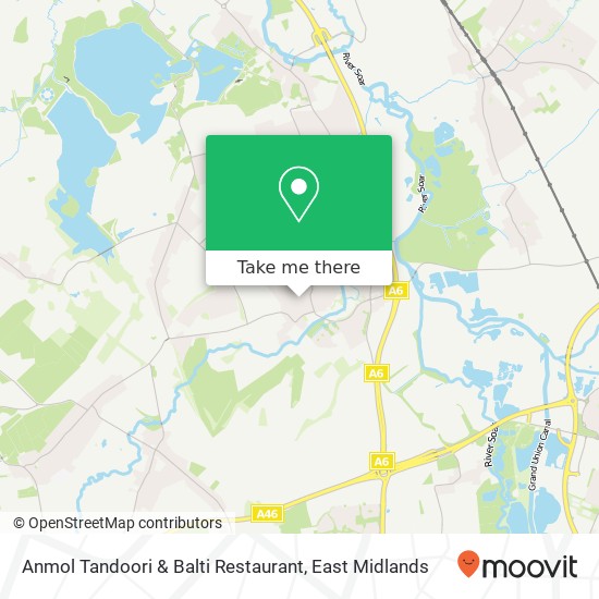 Anmol Tandoori & Balti Restaurant, 28 Woodgate Rothley Leicester LE7 7LJ map