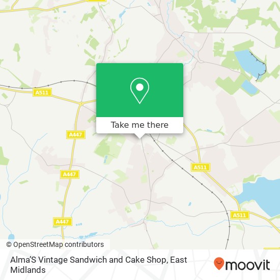 Alma’S Vintage Sandwich and Cake Shop, Jackson Street Coalville Coalville LE67 3 map