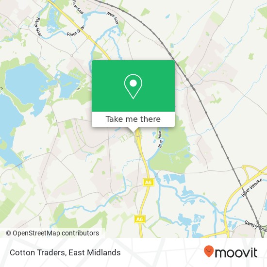 Cotton Traders, Loughborough Road Loughborough Loughborough LE7 7 map