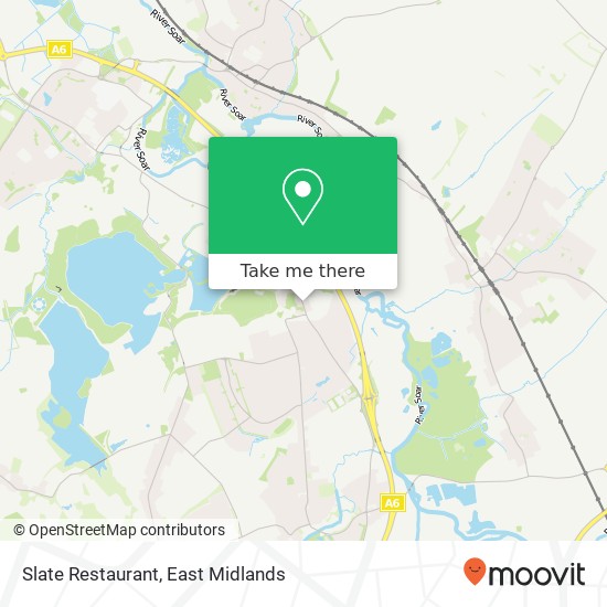 Slate Restaurant, 61 Leicester Road Mountsorrel Loughborough LE12 7AJ map