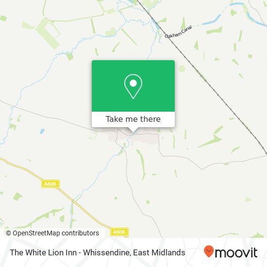 The White Lion Inn - Whissendine, 38 Main Street Whissendine Oakham LE15 7 map