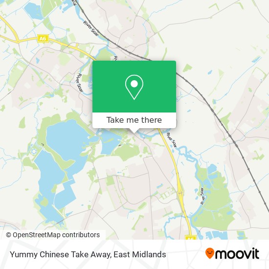 Yummy Chinese Take Away map