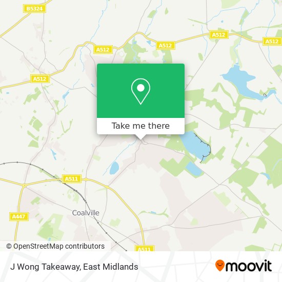 J Wong Takeaway map