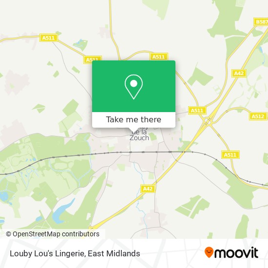 Louby Lou's Lingerie map