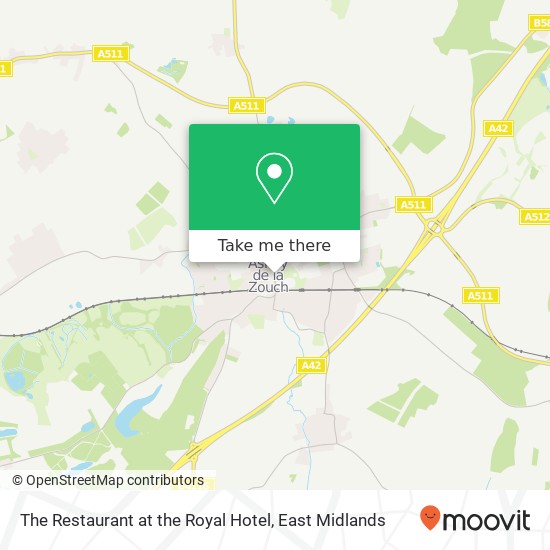 The Restaurant at the Royal Hotel, Station Road Ashby-de-la-Zouch Ashby-de-la-Zouch LE65 2 map