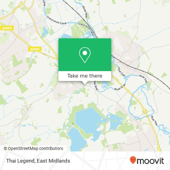 Thai Legend, 10 Leicester Road Quorn Loughborough LE12 8 map