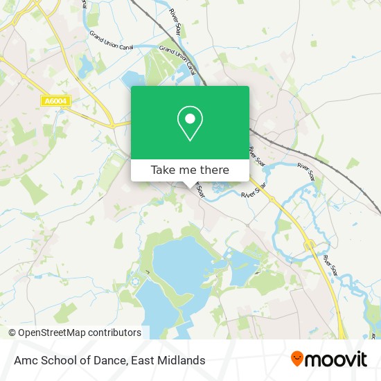 Amc School of Dance map