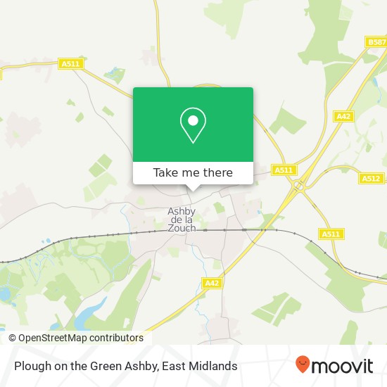 Plough on the Green Ashby, North Street Ashby-de-la-Zouch Ashby-de-la-Zouch LE65 1 map
