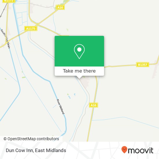 Dun Cow Inn map