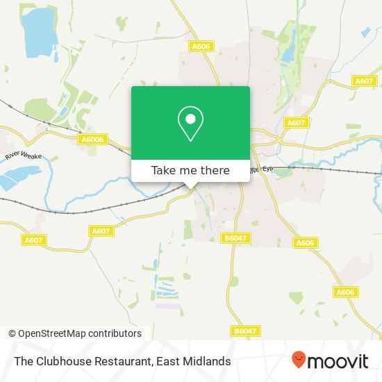The Clubhouse Restaurant, Leicester Road Melton Mowbray Melton Mowbray LE13 0 map