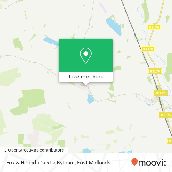 Fox & Hounds Castle Bytham map