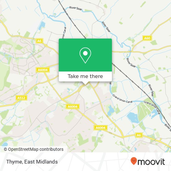 Thyme, Southfield Road Loughborough Loughborough LE11 2TQ map