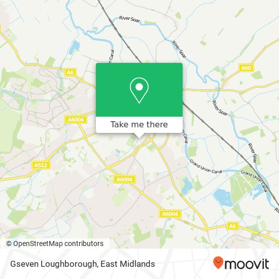 Gseven Loughborough map