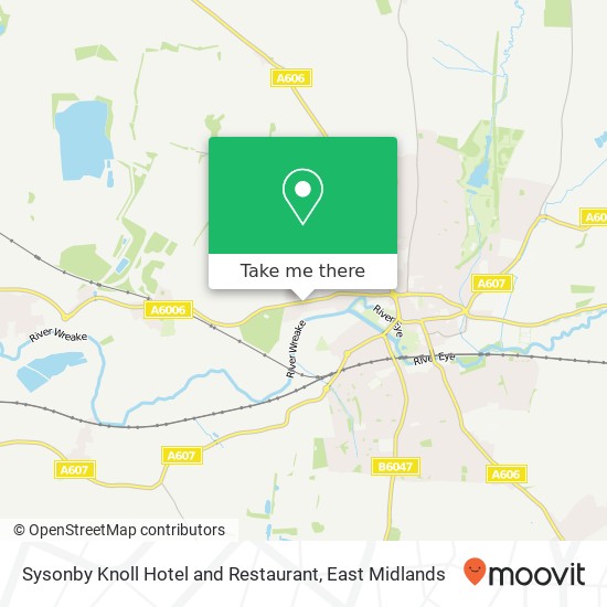 Sysonby Knoll Hotel and Restaurant, Riverside Road Melton Mowbray Melton Mowbray LE13 0 map
