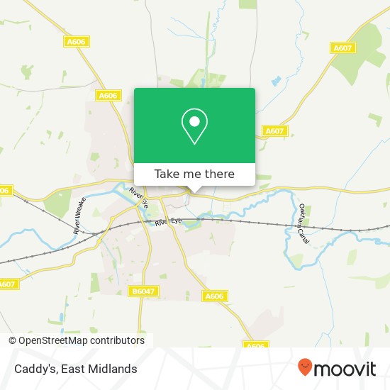 Caddy's, Saxby Road Melton Mowbray Melton Mowbray LE13 1 map