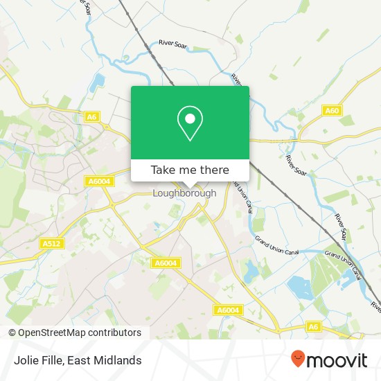 Jolie Fille, Churchgate Loughborough Loughborough LE11 1 map