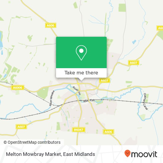 Melton Mowbray Market, Scalford Road Melton Mowbray Melton Mowbray LE13 1 map