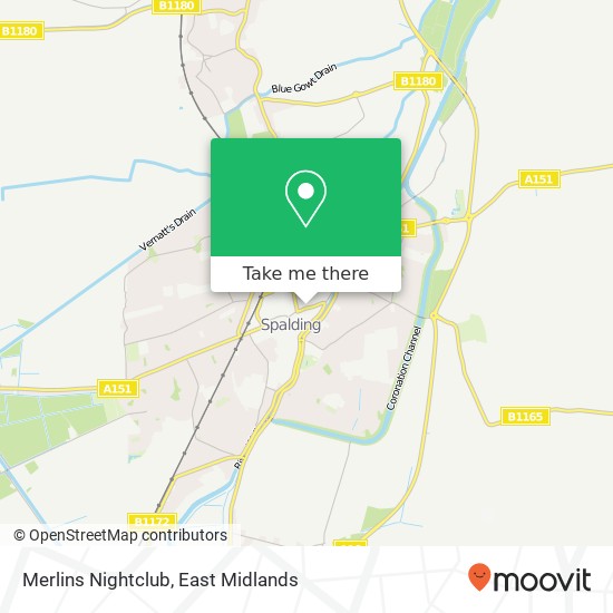 Merlins Nightclub map
