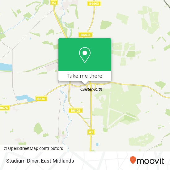 Stadium Diner, Bourne Road Colsterworth Grantham NG33 5 map